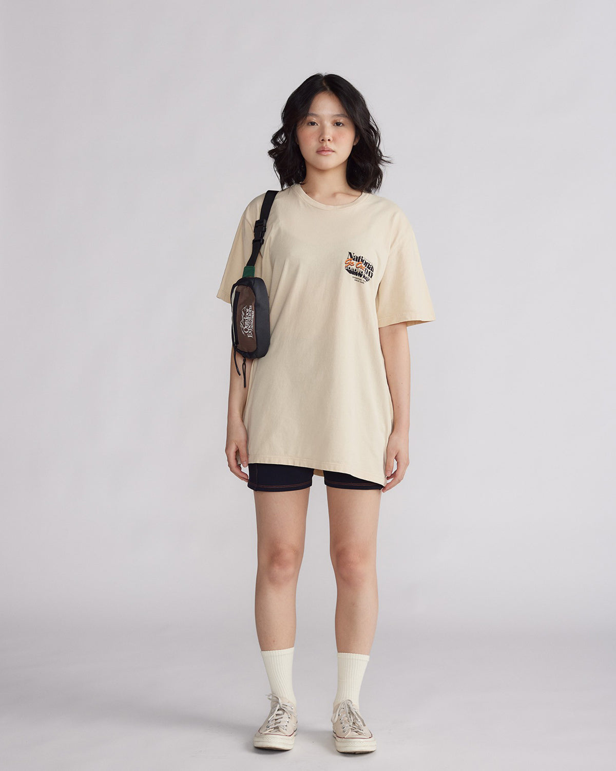 Camiseta National Day Bege
