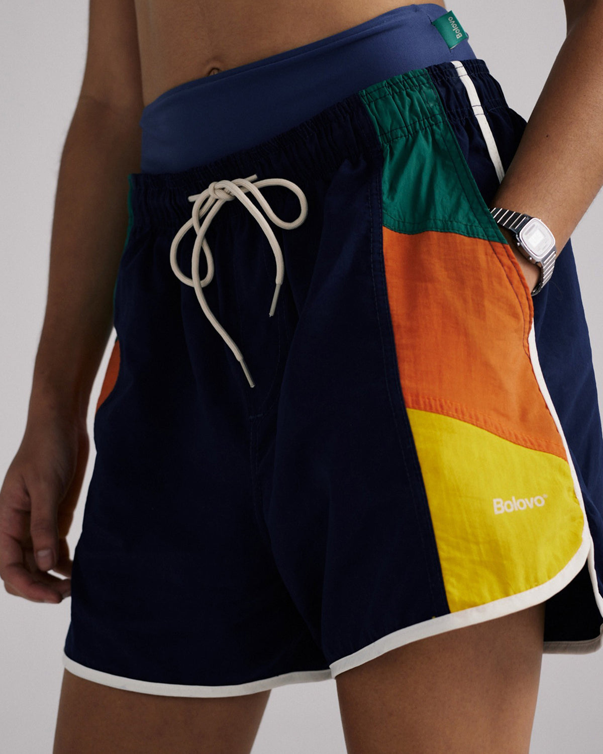 Short Shorts Recortes Azul
