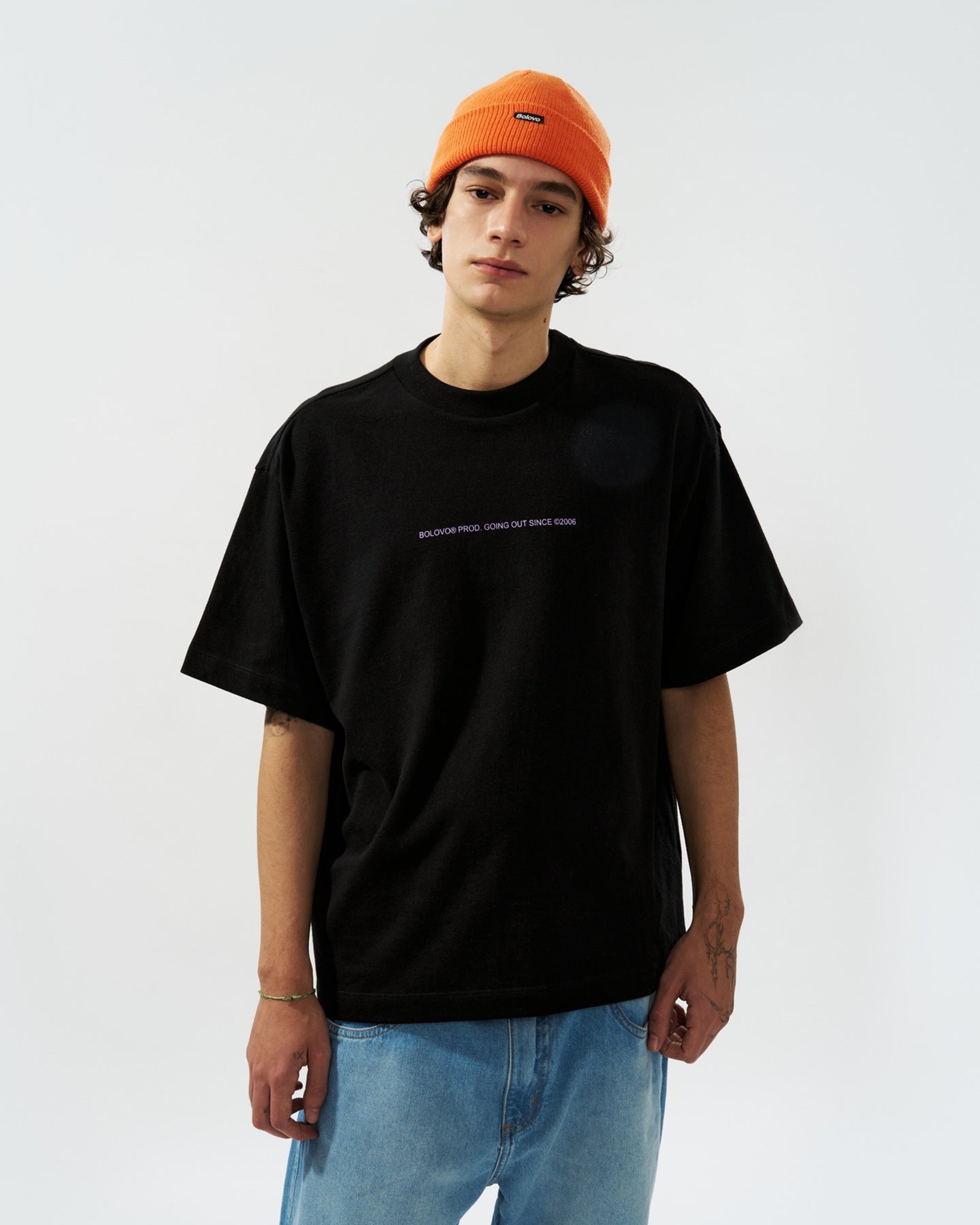 Camiseta Boxy Oversized ColorLine Preta