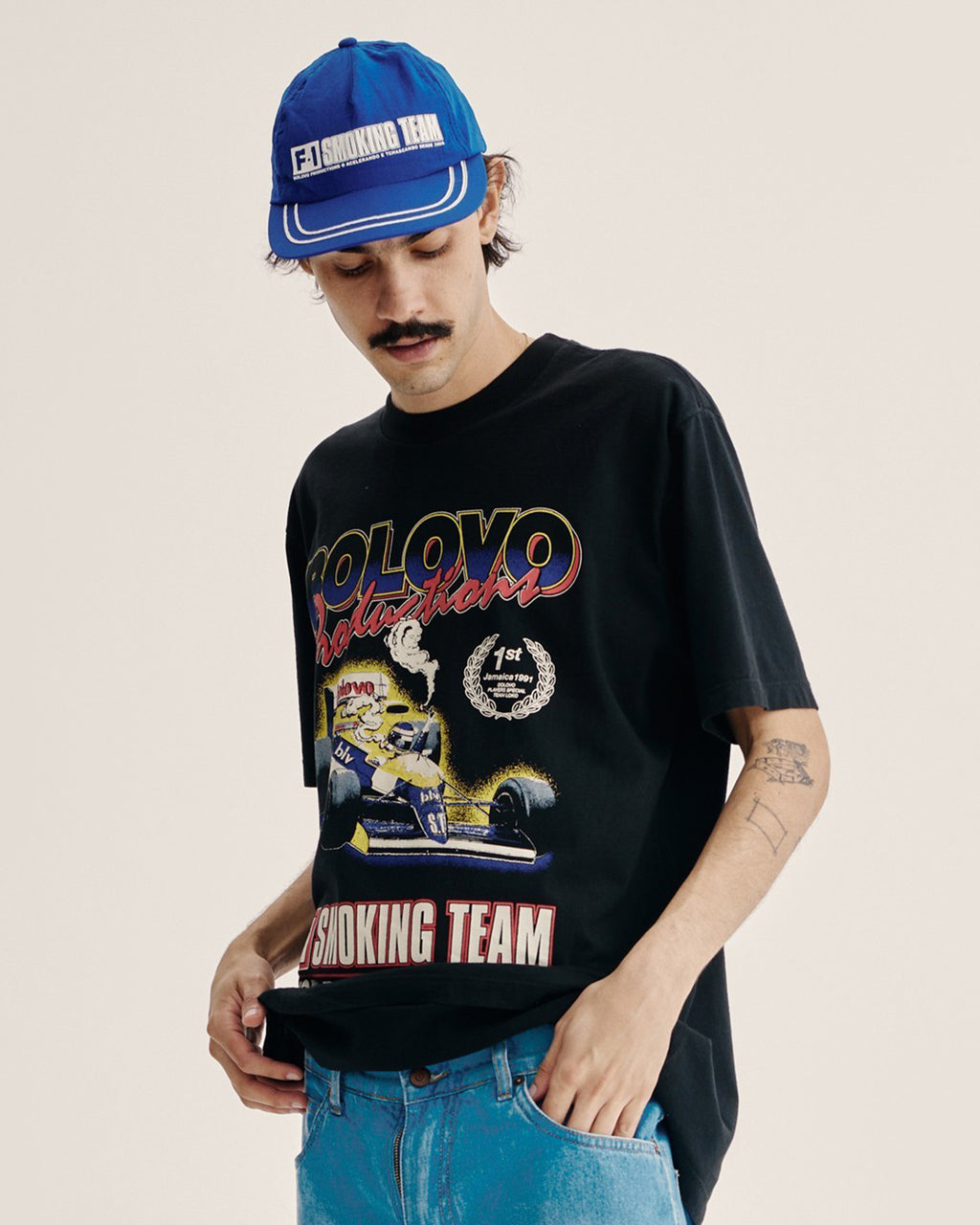 Camiseta Smoking Team Preta