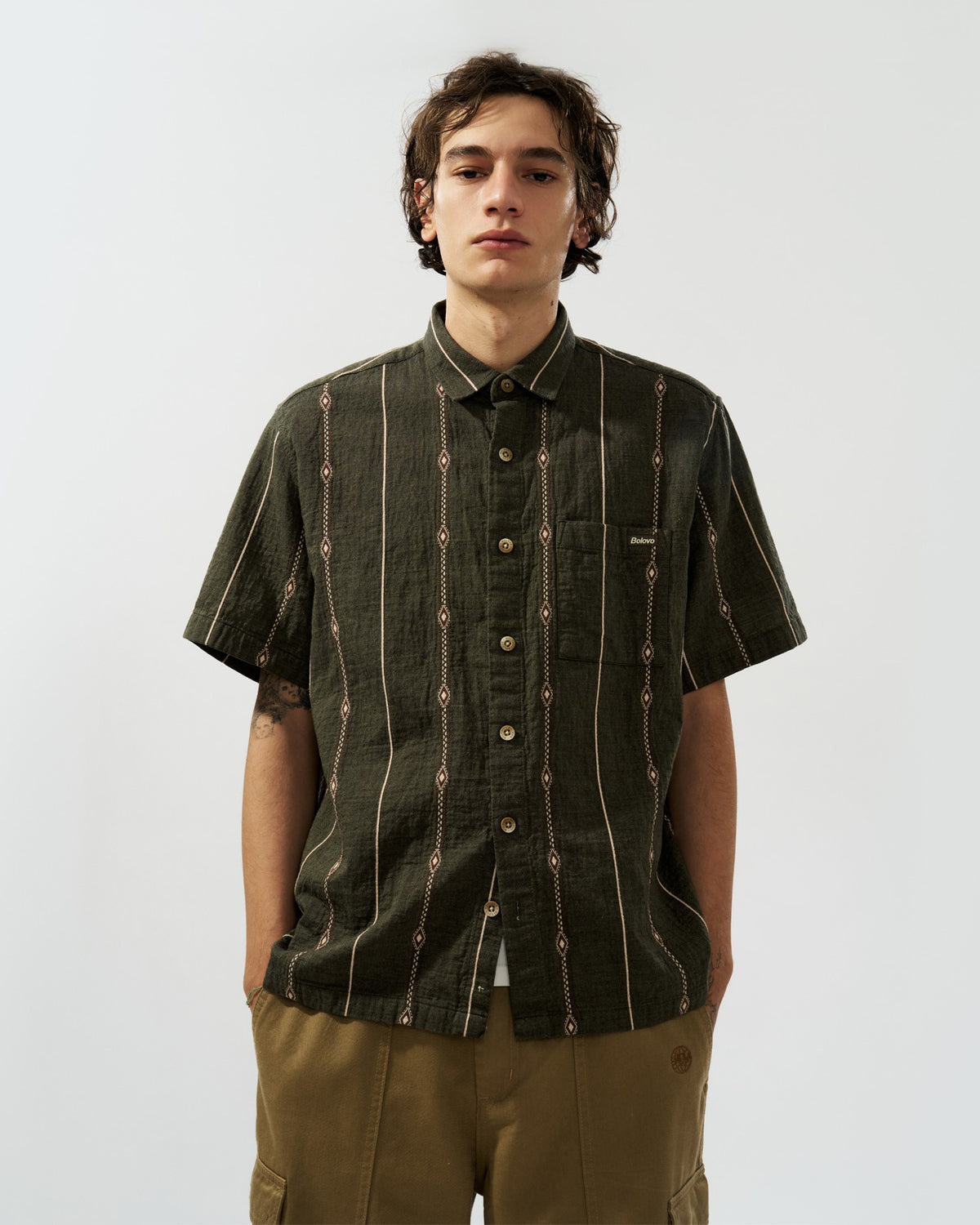 Camisa Dusted Memories Verde