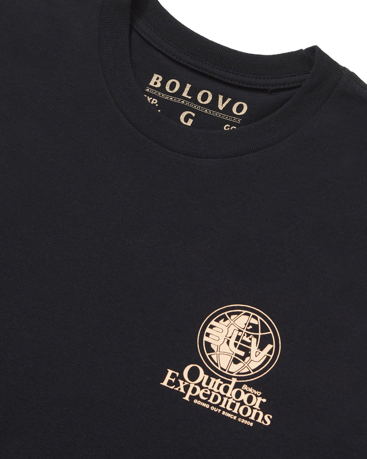 Camiseta Manga Longa Expd. Dept. Preta