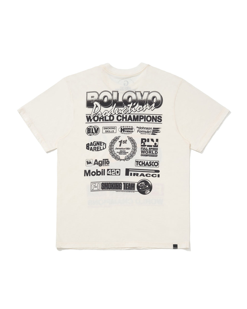 Camiseta Smoking Team Off White