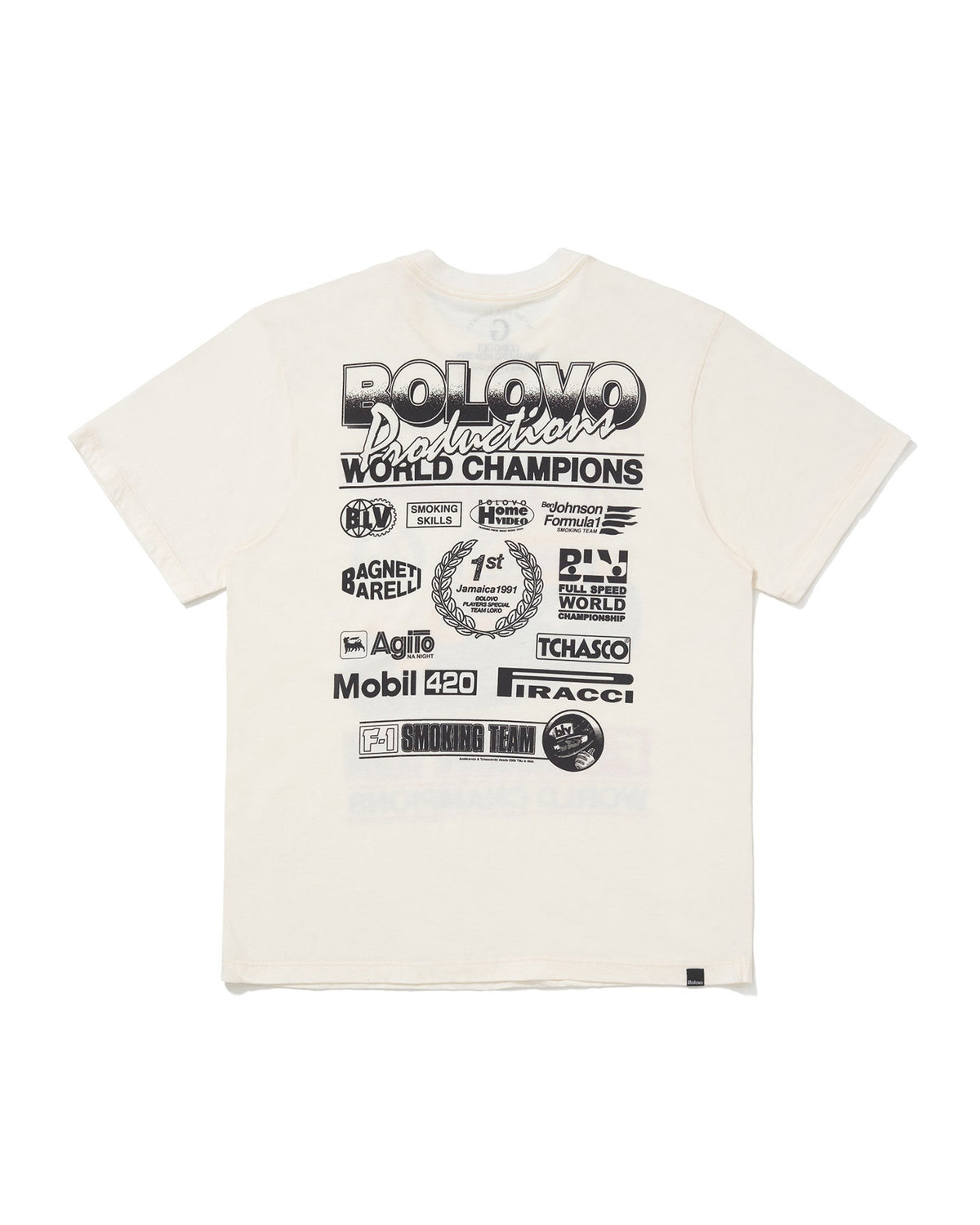 Camiseta Smoking Team Off White