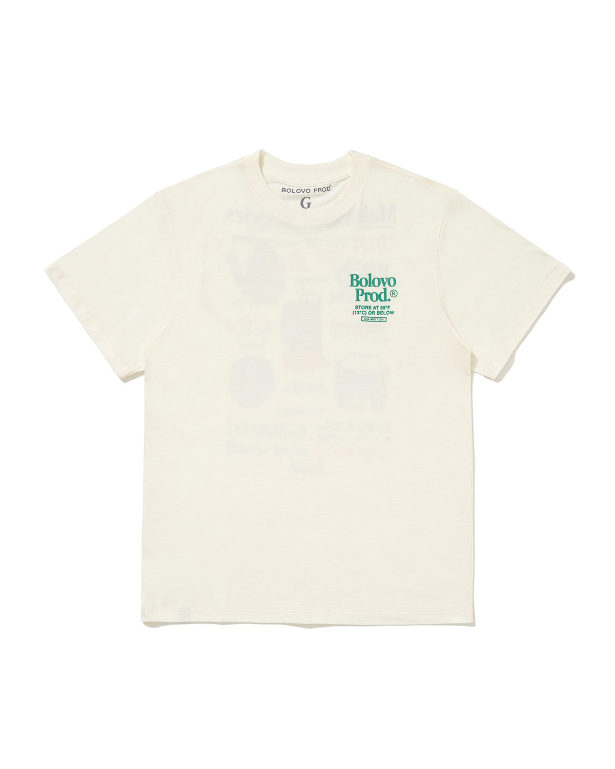Camiseta Someplace Off White