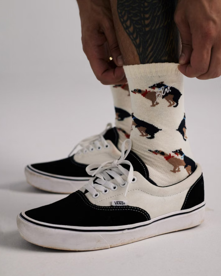 Meia Doggy Style Off White