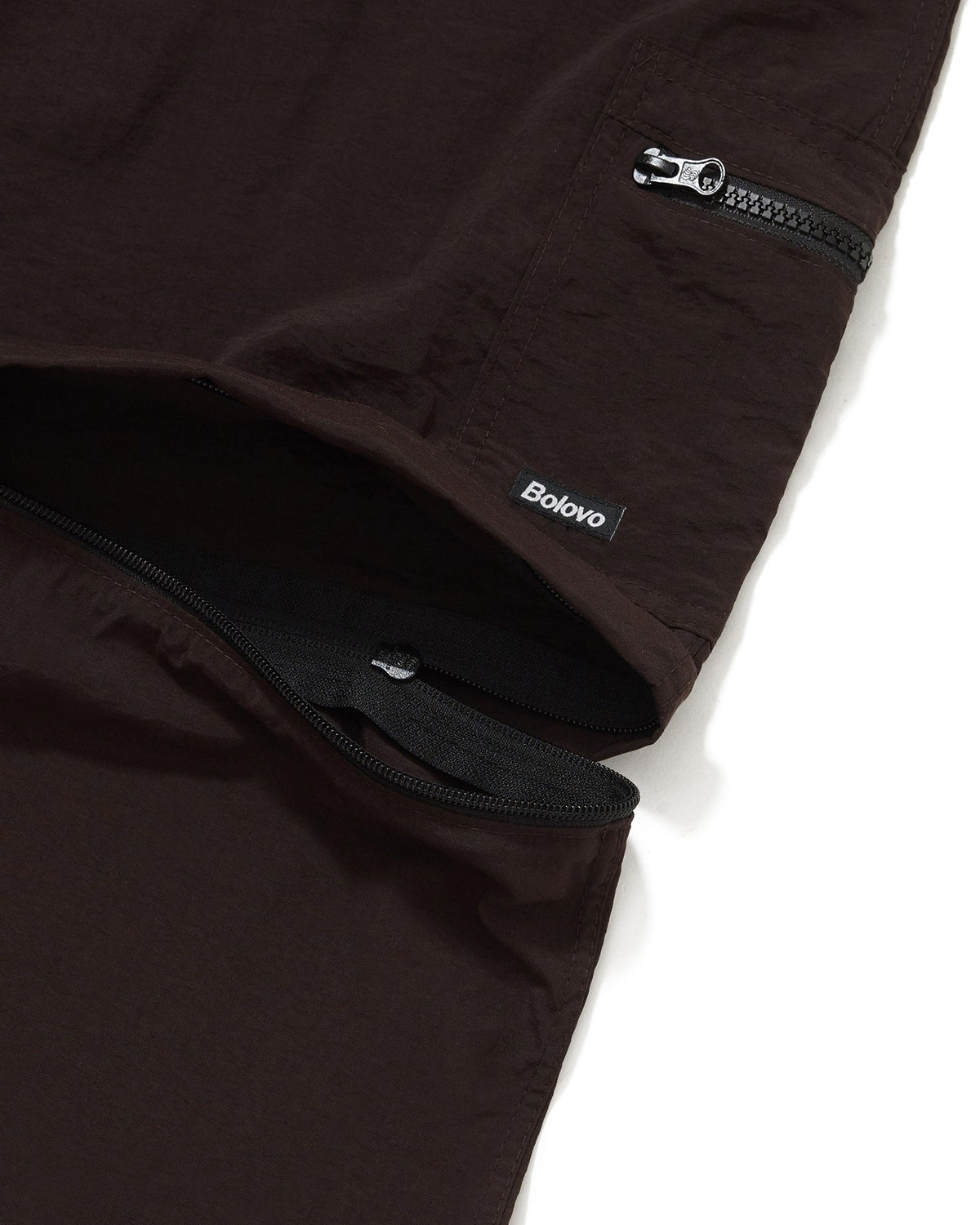 Calça Que Vira Shorts Marrom