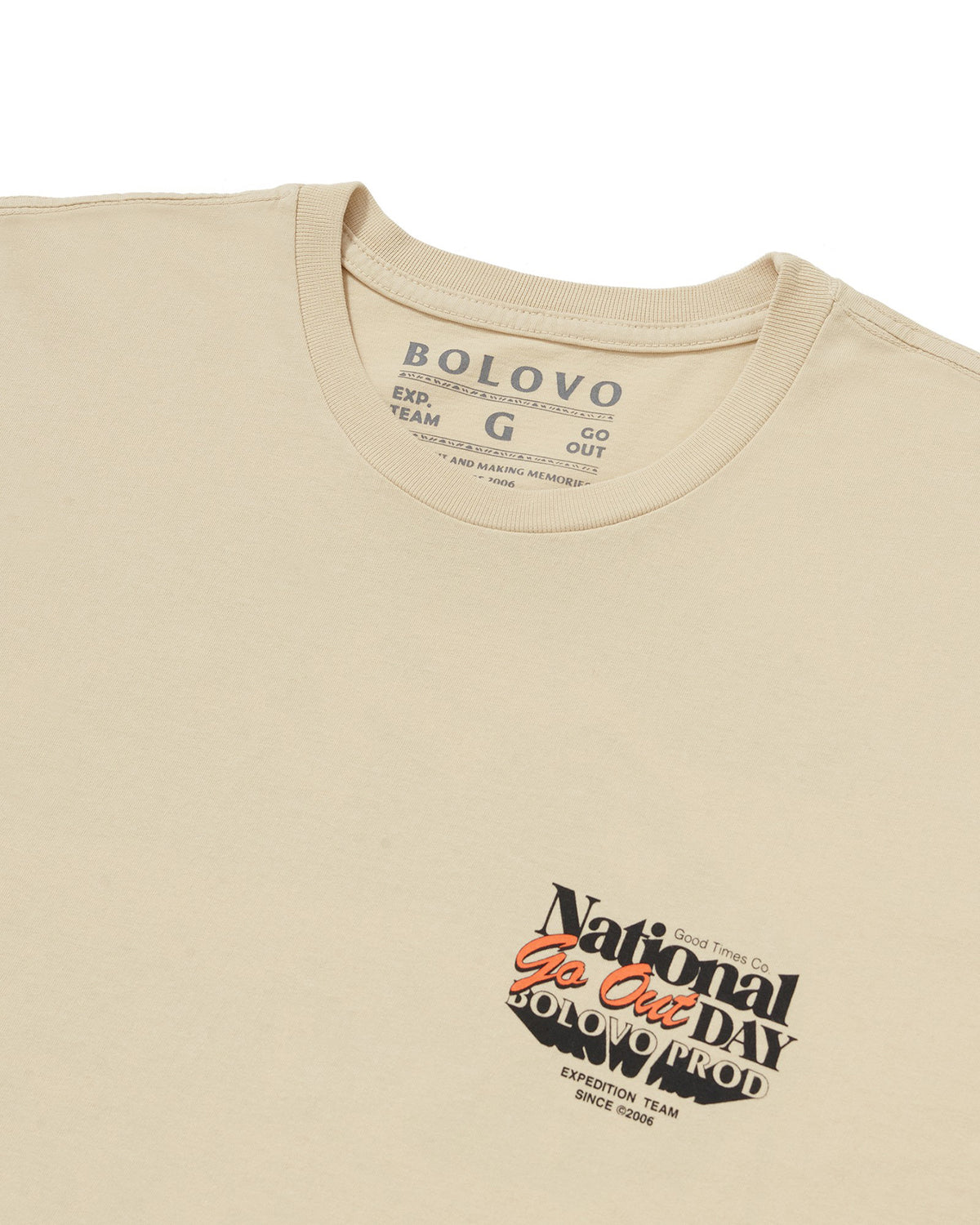 Camiseta National Day Bege