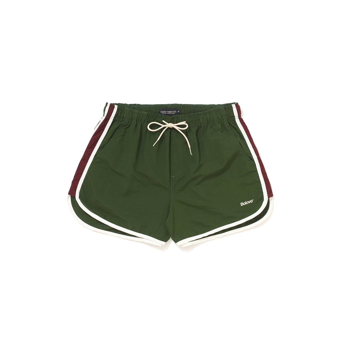 Short Shorts Verde e Marrom