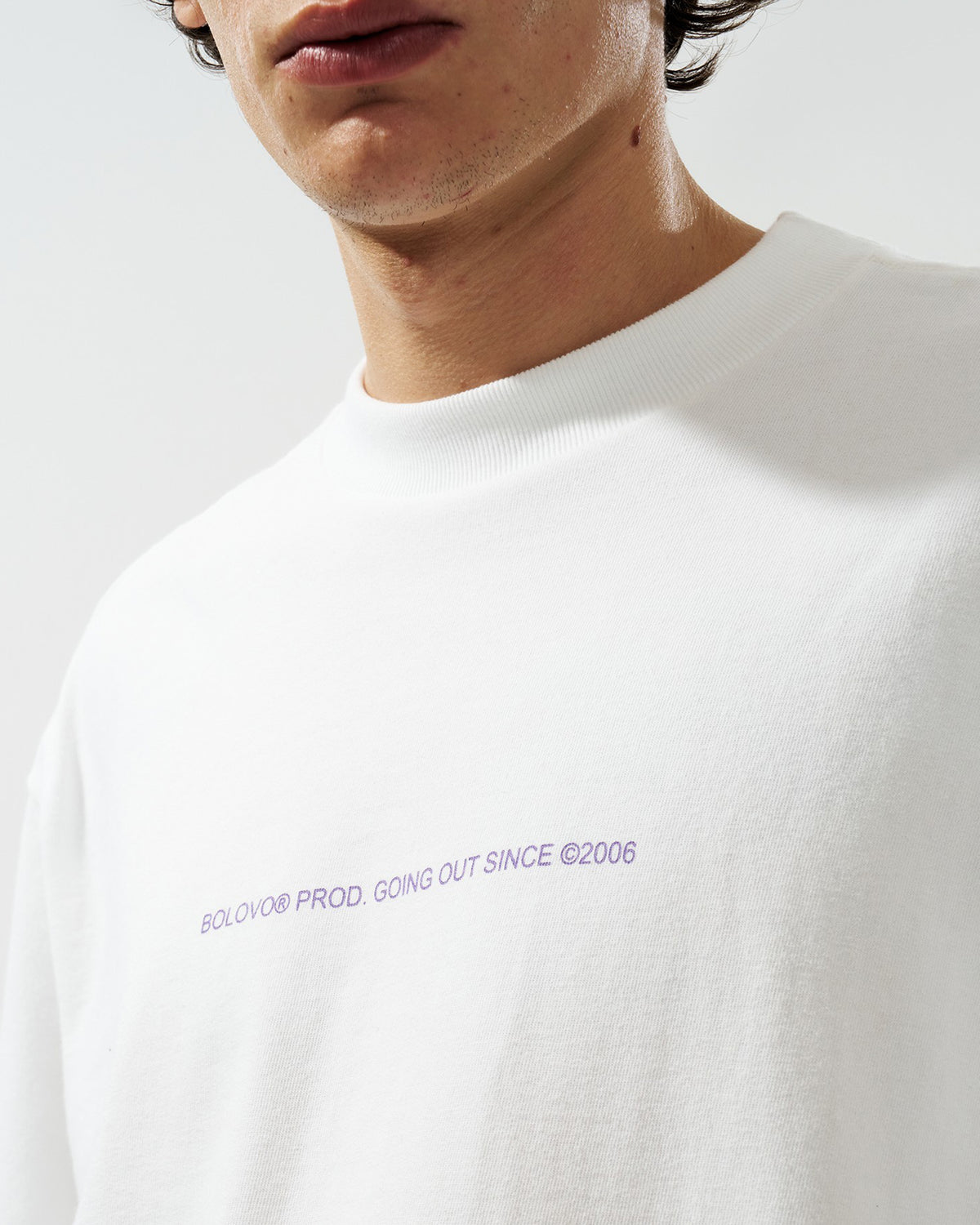 Camiseta Boxy Oversized ColorLine Off-White