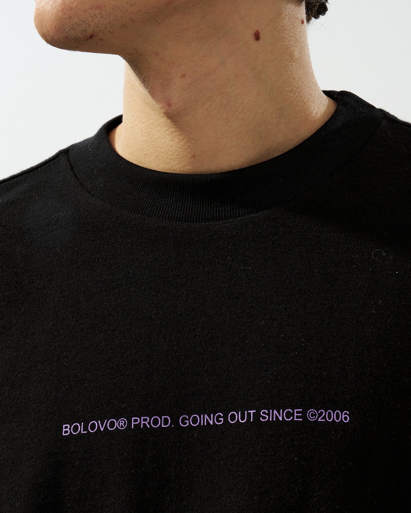 Camiseta Boxy Oversized ColorLine Preta