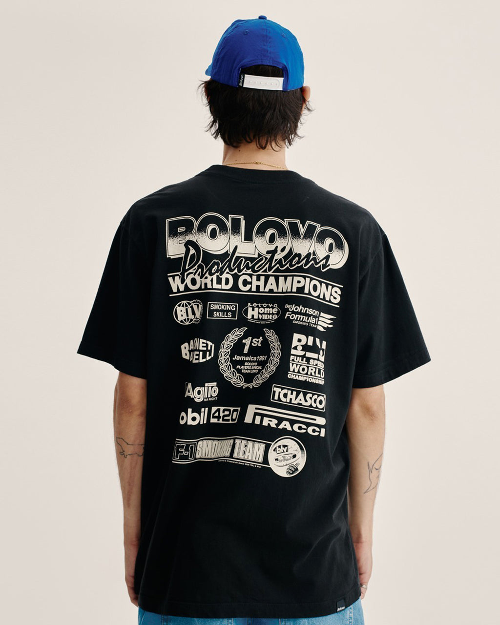 Camiseta Smoking Team Preta
