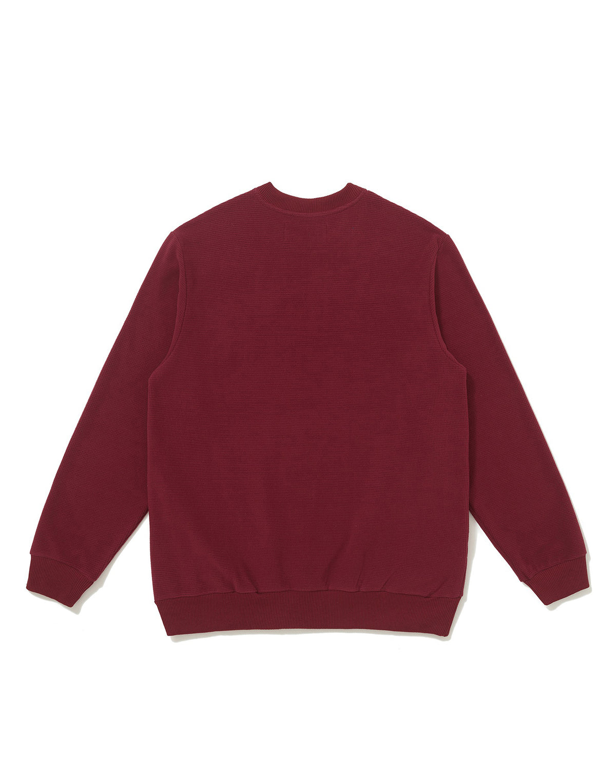 Crewneck Fleece Super Waffle Bordô