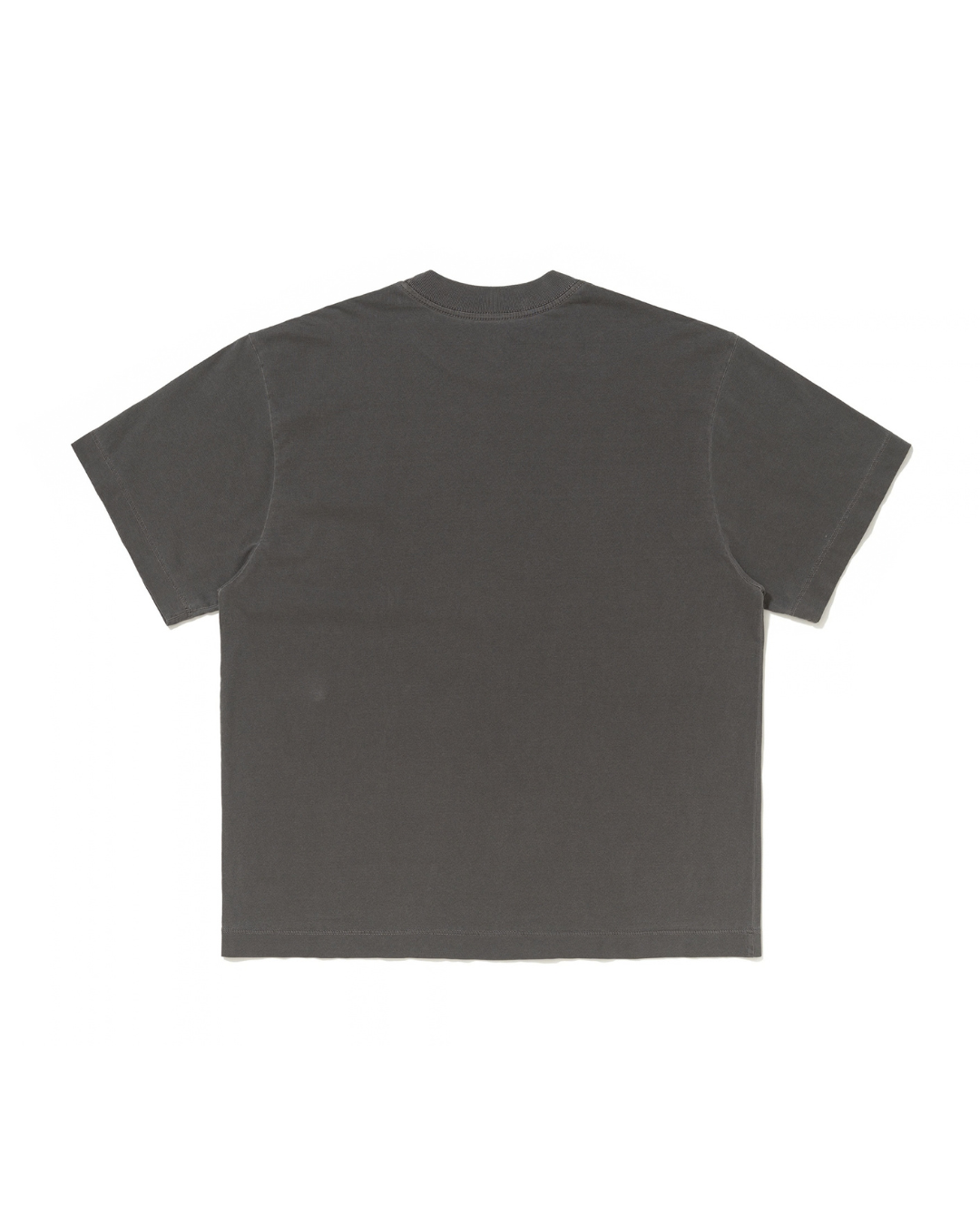 Camiseta Boxy Oversized Basic Cinza Estonado