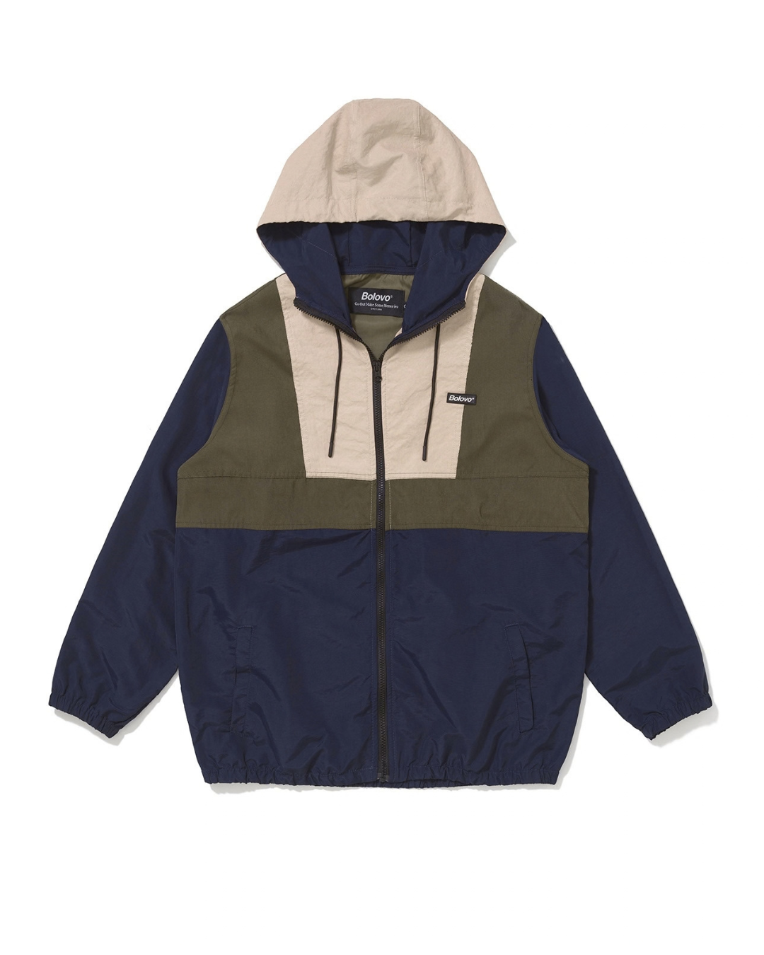 Windbreaker Recortes Funky Azul