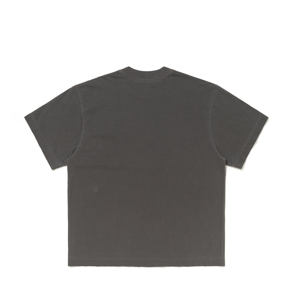 Camiseta Boxy Oversized Basic Cinza Estonado
