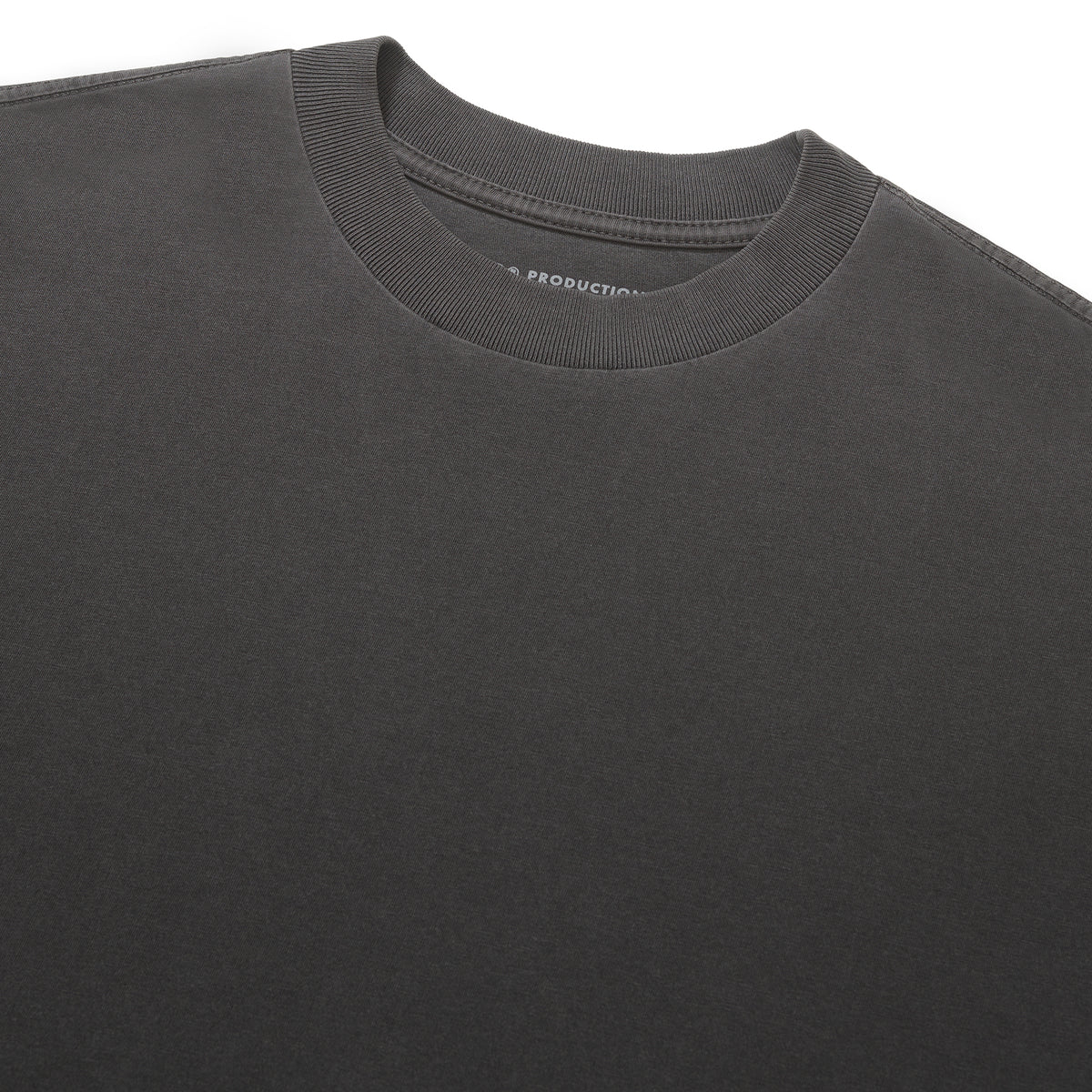 Camiseta Boxy Oversized Basic Cinza Estonado